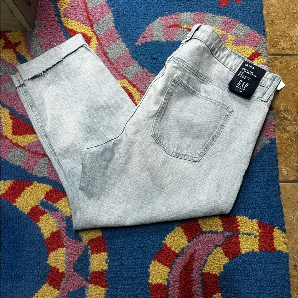 GAP Light Blue universal slim boyfriend